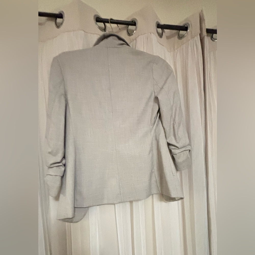 H&M Beige Textured Blazer